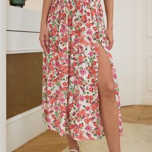 Floral Print Women's Skirt